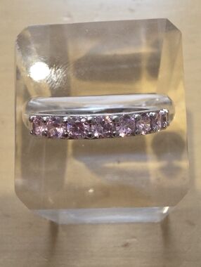 Tocara Pink Crystal Band Ring - Women Jewelry